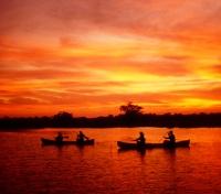 Sunset at Lamanai